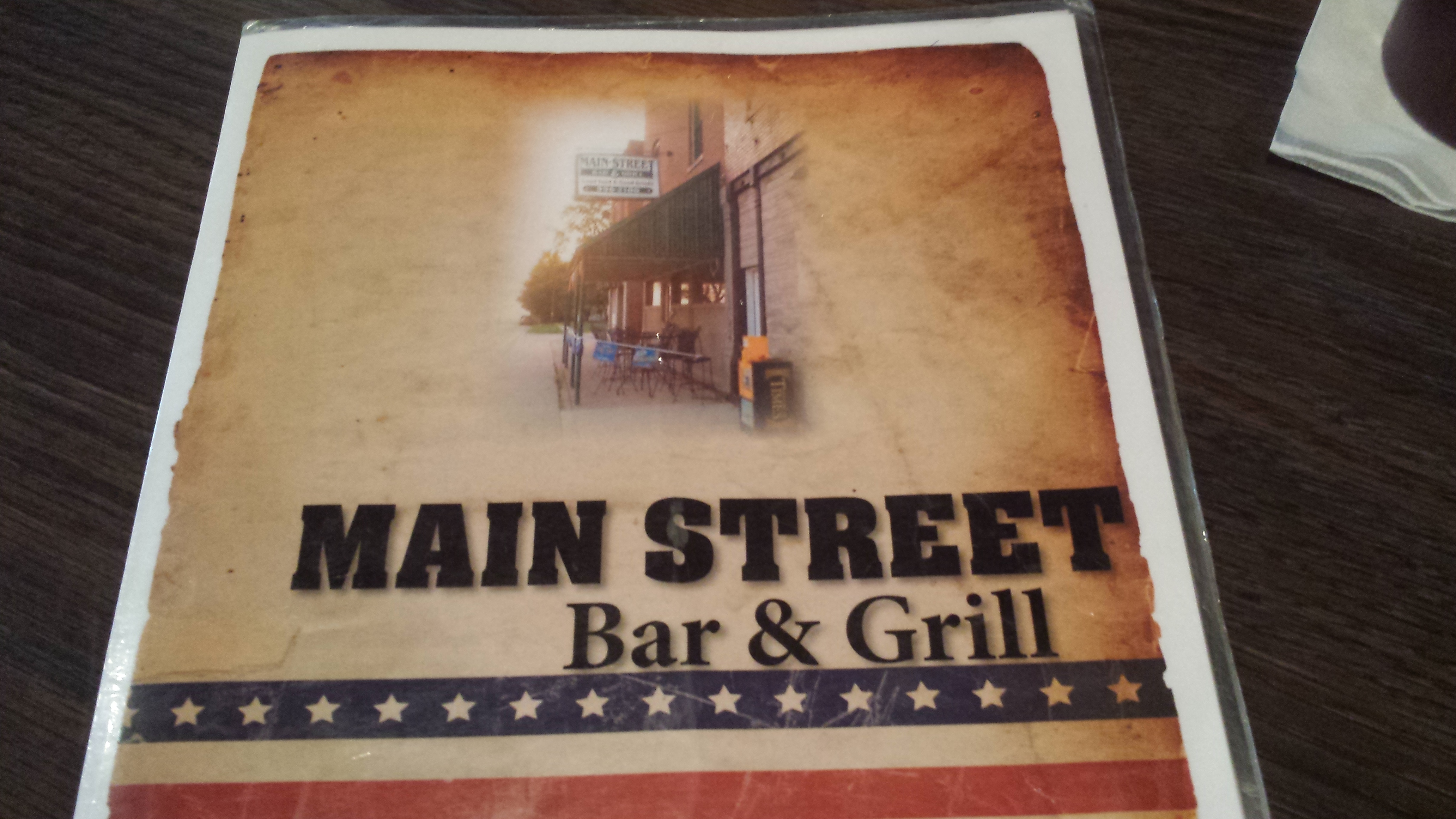 Main street store grill menu