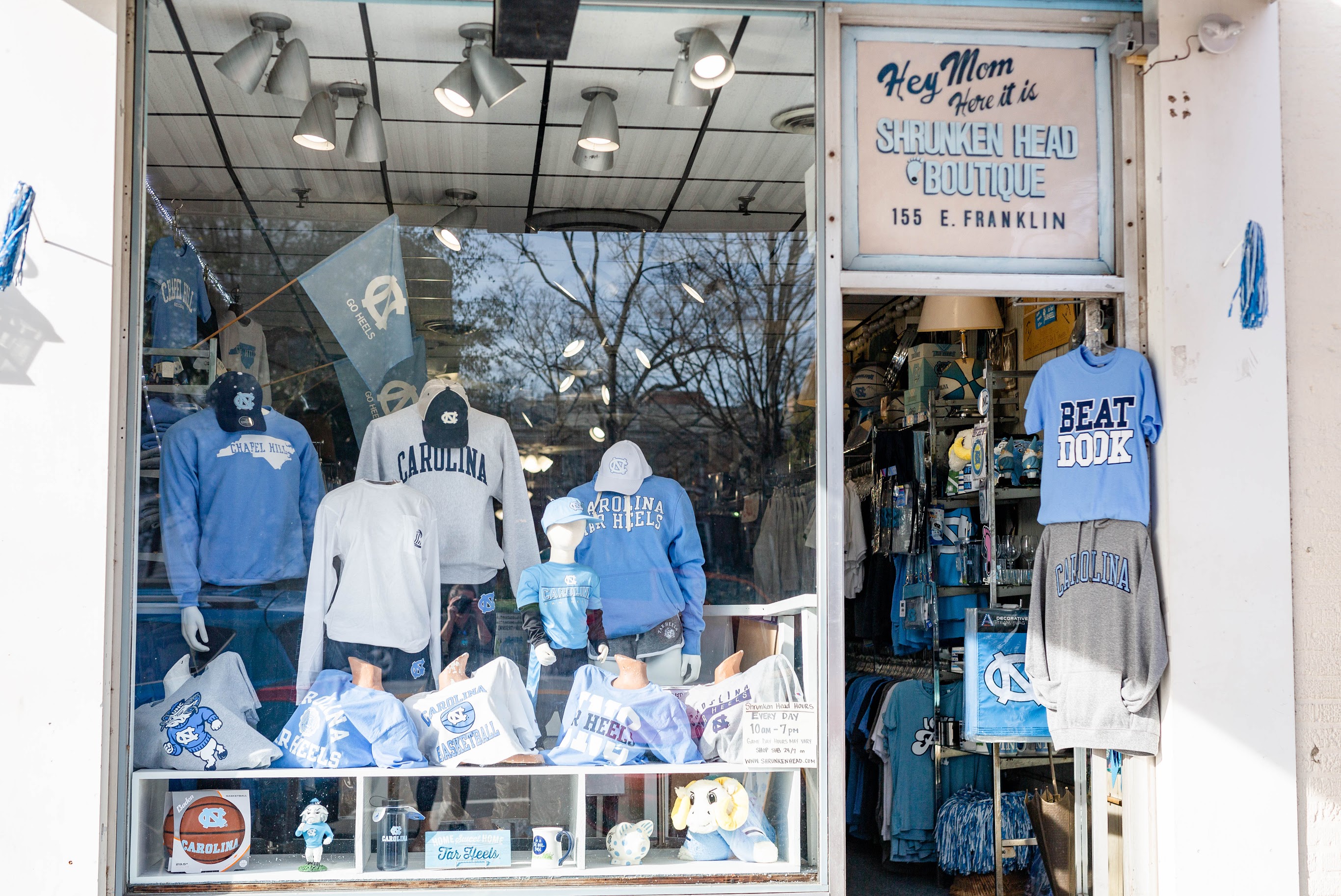 Shrunken Head - North Carolina Tar Heels Sports Apparel and Fan Gear